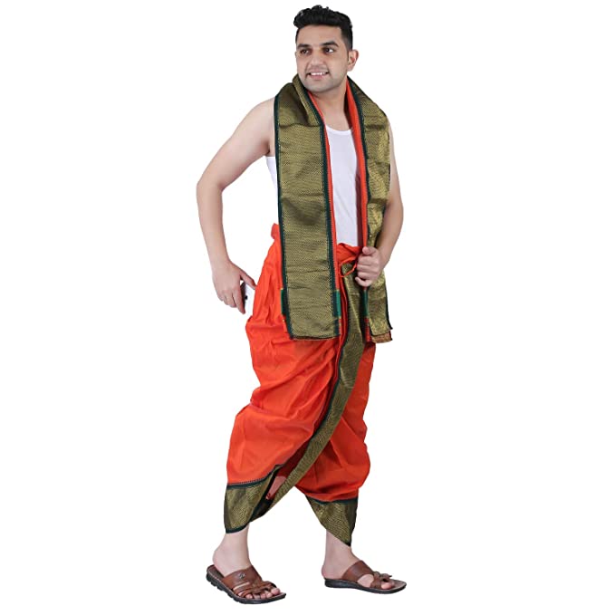 Mens Asha Silk Panjakejam Ready to wear dhoti towel set with pocket panjakejam dhoti with pocket readymade dhoti towel set one for all
