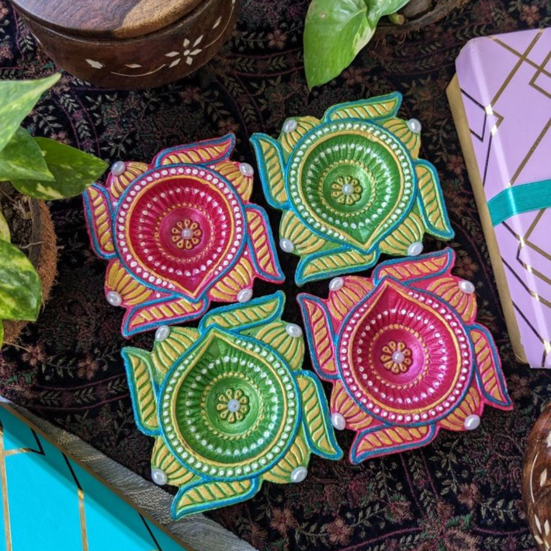 Handcrafted Diyas and Lanterns: Illuminate Your Home Traditionally