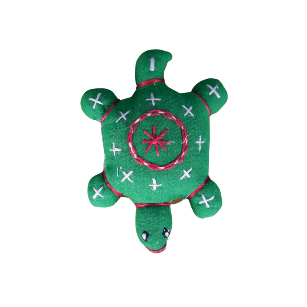 Ecofriendly Cloth Toy - Tortoise -Dark Green