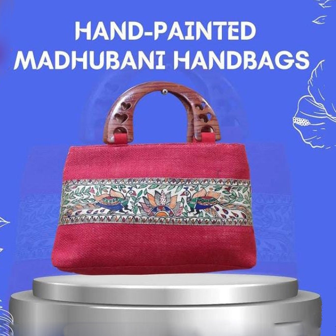 Madhubani Flap women Hand-painted crossbody sling bag