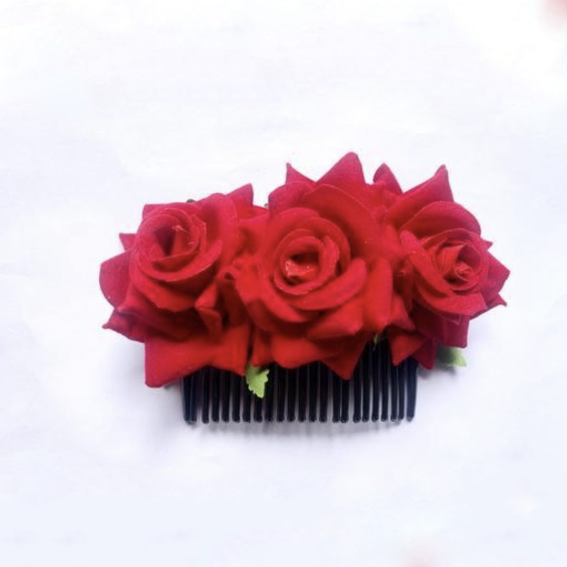 Hair Pins in Red