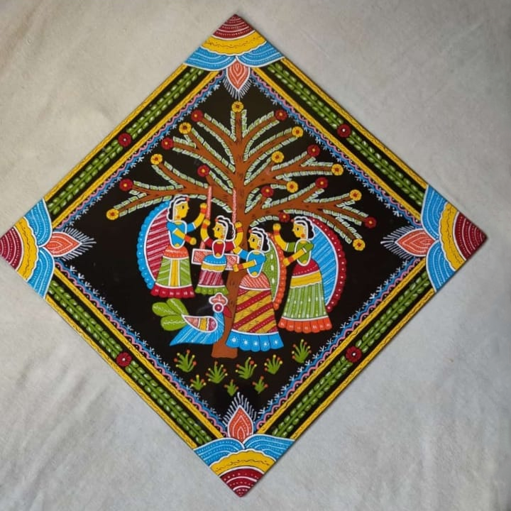 Buy Tikuli Art Wall Decor - Triangle