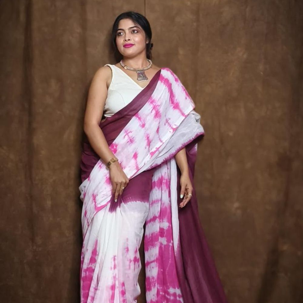 Tussar Saree with Madhubani Bride, Doli, and Kaahar Painting