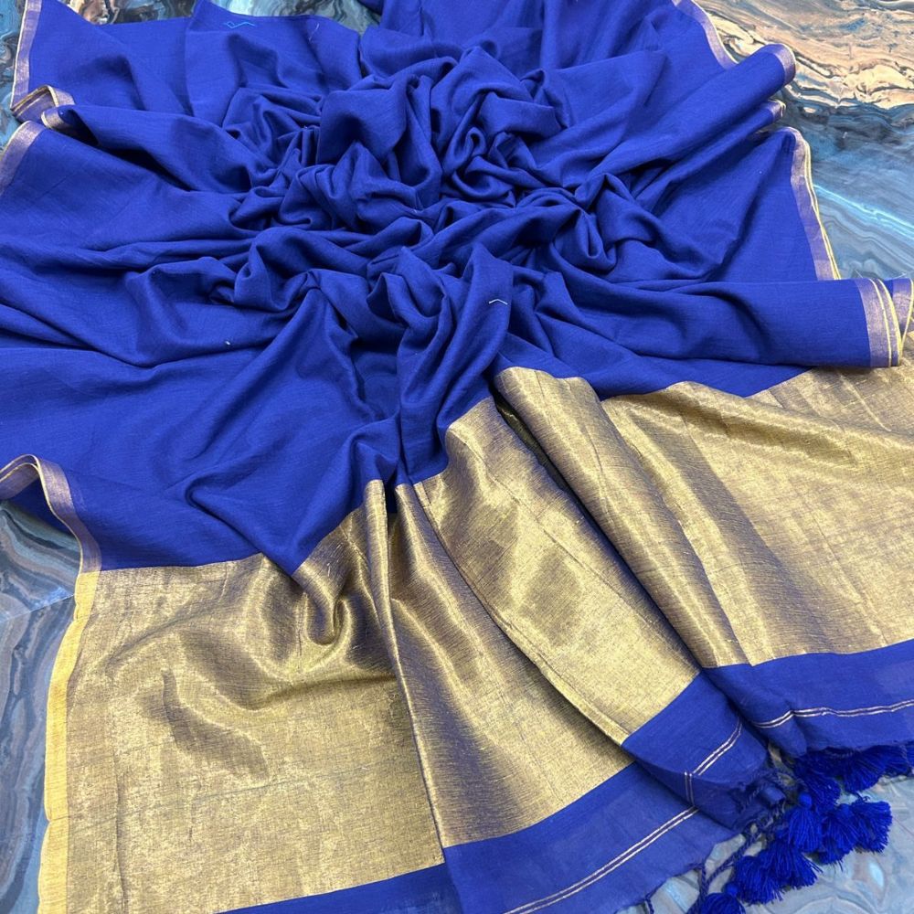 Tussar Saree with Madhubani Bride, Doli, and Kaahar Painting