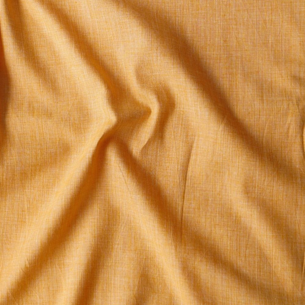  Baby Orange Soft Breathable  Handwoven Cotton Fabric 