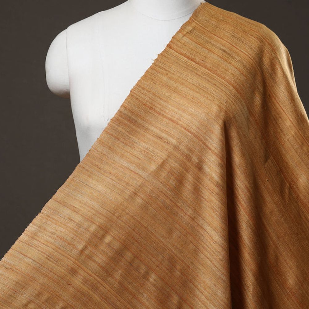 Tussar Saree with Madhubani Bride, Doli, and Kaahar Painting