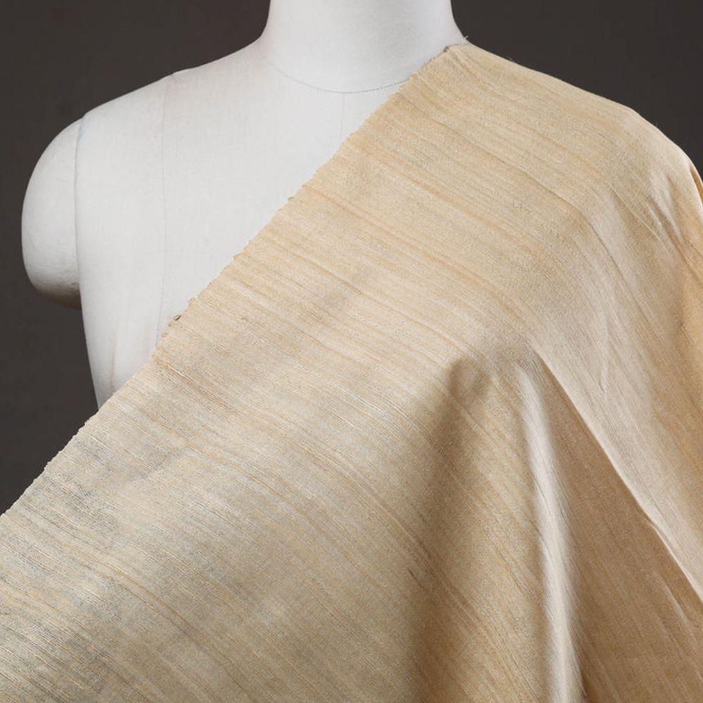 Tussar Saree with Madhubani Bride, Doli, and Kaahar Painting