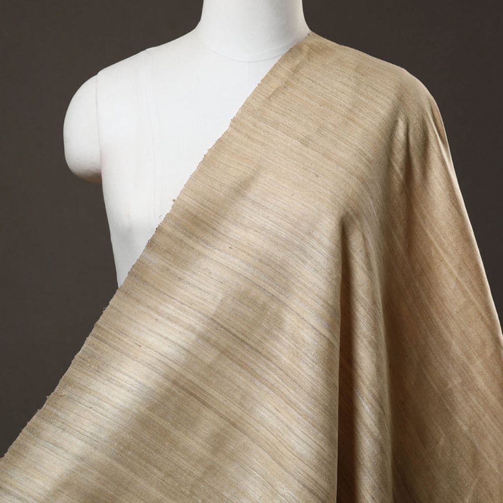 Tussar Saree with Madhubani Bride, Doli, and Kaahar Painting