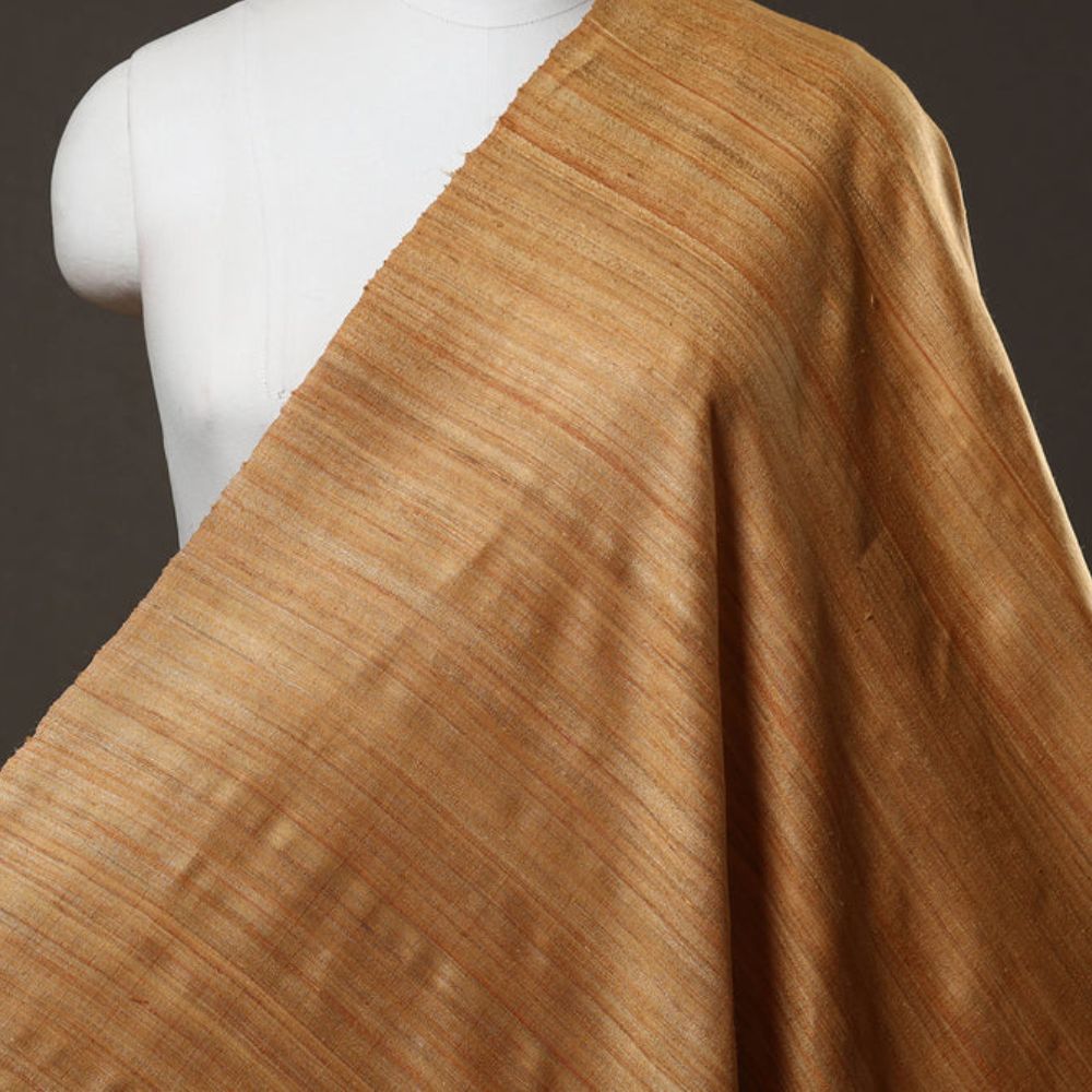 Tussar Saree with Madhubani Bride, Doli, and Kaahar Painting