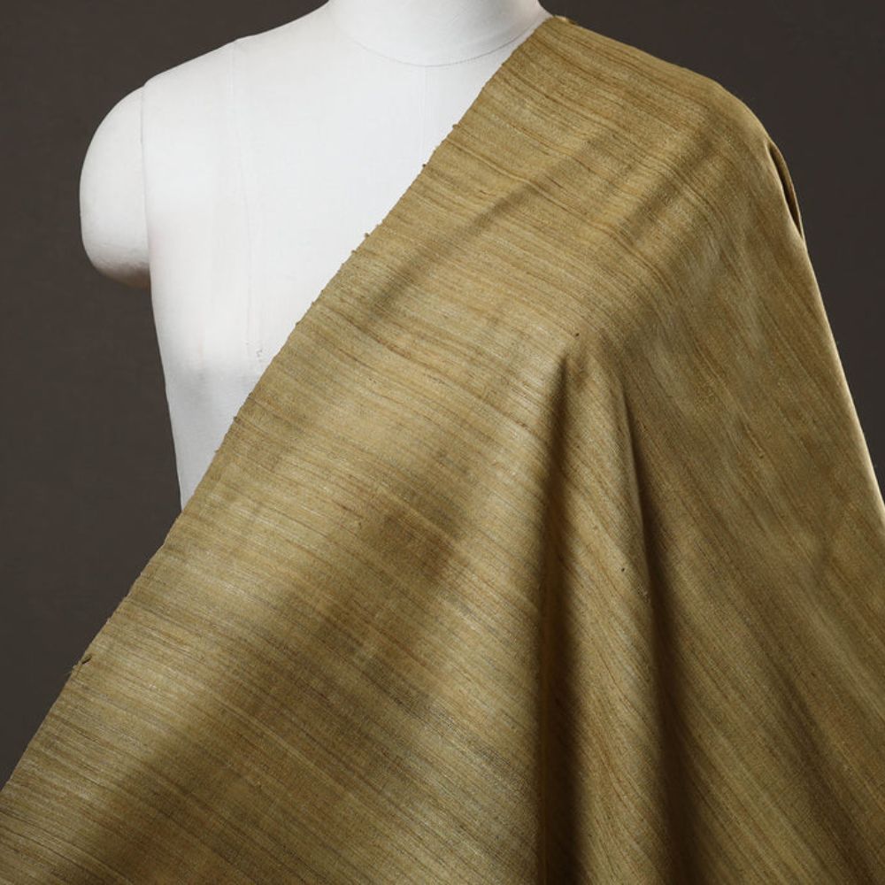Tussar Saree with Madhubani Bride, Doli, and Kaahar Painting