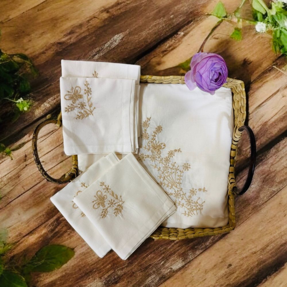 Tussar Saree with Madhubani Bride, Doli, and Kaahar Painting