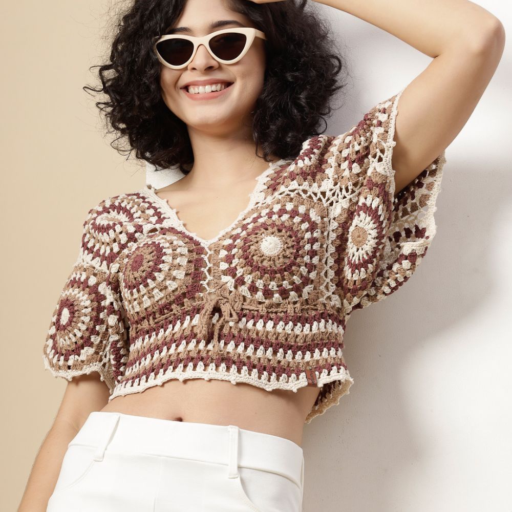 Handcrafted Crochet Crop Top 
