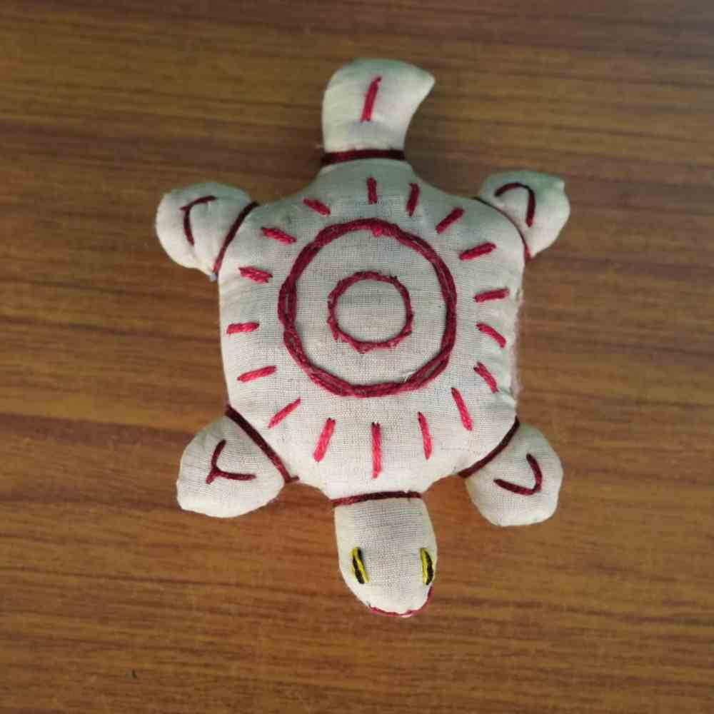 Ecofriendly Cloth Toy - Tortoise -Cream