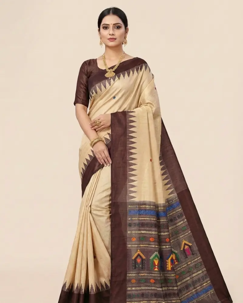Shyam Aanchal Tussar silk 