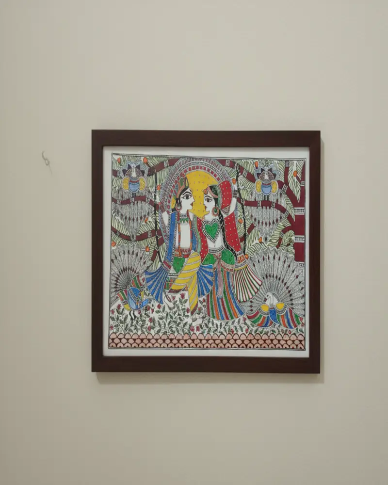 Madhubani Painting Mayur Milan