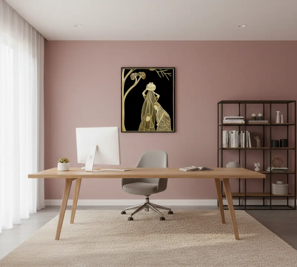 Handcrafted Sikki Grass Art  Rural Life Under the Moonlight