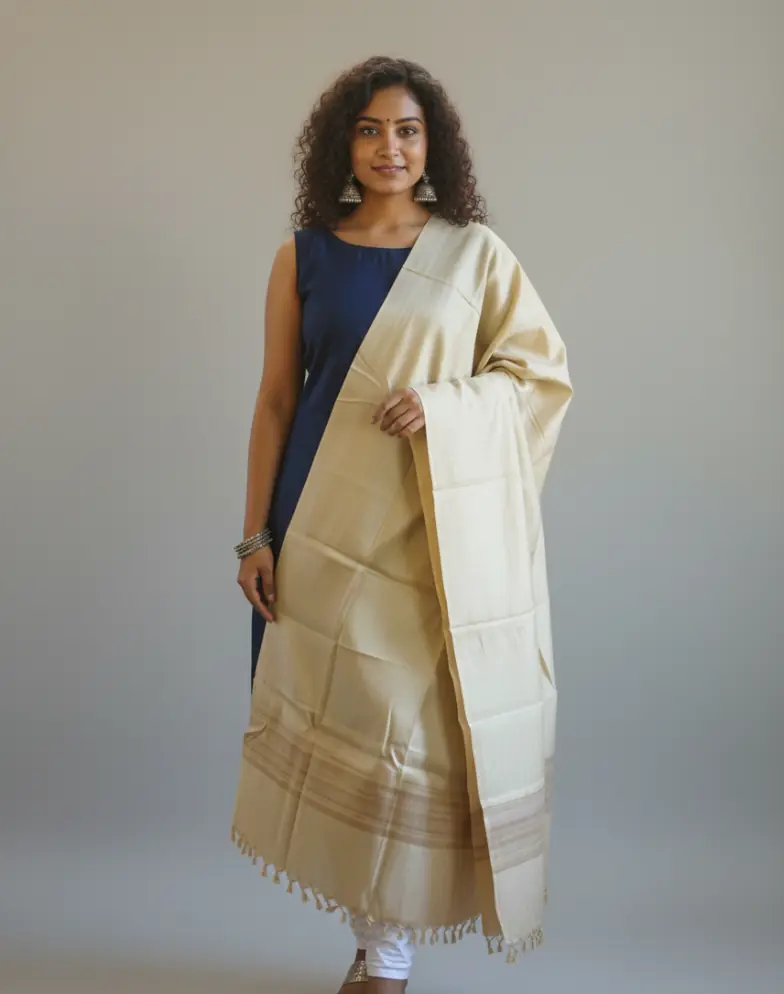 Swarnima Glow Banana Silk Dupatta