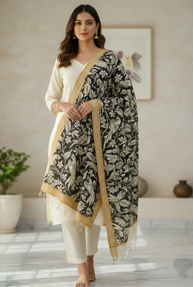 Elegant Bangalore  Silk Dupatta