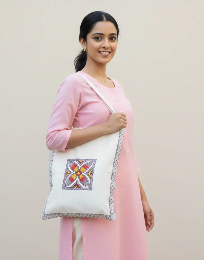 Beautiful & Simple design of tote bag with variant colour